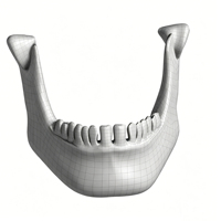 Moules dentaires en métal imprimés en 3D, modèles médicaux et biologiques personnalisés, tolérance de haute précision 0,01, services d'impression 3D
