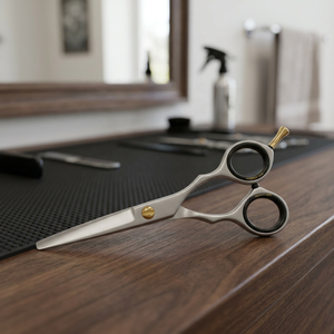 Ciseaux de coiffeur en acier inoxydable réglables professionnels fournitures de Salon de coiffure droites dentelées Super pointues pour les soins de beauté - Product Image 3