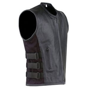 Gilet en cuir véritable de vache de haute qualité pour hommes, design élégant et nouveau, gilet en cuir de moto, gilet en cuir de moto personnalisé - Product Image 6