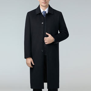 Veste de pluie longue imperméable pour homme, trench-coat, veste d'hiver pour l'extérieur, vente en gros - Product Image 4