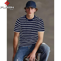 T-shirt classique à manches courtes pour homme, 100% coton, col rond, style décontracté au quotidien