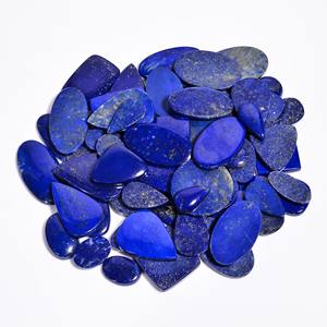 100% อัญมณี Lapis Lazuli แบบหลวมอัญมณีหลวมทรงหลวมสำหรับทำเครื่องประดับ - Product Image 2