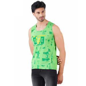 Camiseta sin mangas transpirable de secado rápido para hombre, ropa de gimnasio de Color sólido personalizada, estilo informal, entrega rápida - Product Image 5