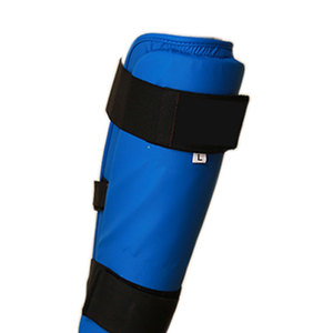 2024 nueva llegada Universal hecho a medida doble boxeo espinilleras cuero genuino empeine protección espinilleras - Product Image 5