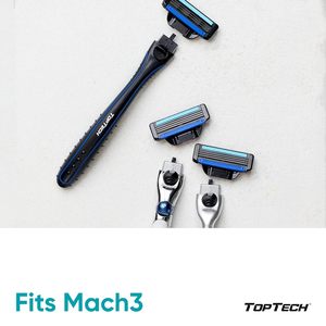 Razor 3 para Hombre - Cartuchos Reemplazables para Afeitadora Manual - Recargas con Tecnología de 3 Cuchillas - Compatible con Gillette Mach3 - Afeitado Suave - Product Image 5
