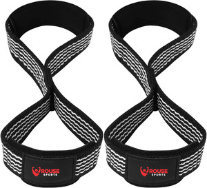 สายรัดยกน้ำหนักแบบรูปเลข 8 สำหรับการฝึกยกน้ำหนักในโรงยิม สายรัดข้อมือแบบหนาพิเศษสำหรับเดดลิฟท์ พาวเวอร์ลิฟติ้ง ออกกำลังกาย สำหรับผู้ชายและผู้หญิง - Product Image 1