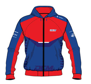 เสื้อแจ็กเก็ตพิมพ์ลายซับลิเมชันผ้าฟลีซกันลมให้ความอบอุ่นดีไซน์ดีไซน์แบบของคุณเอง - Product Image 6