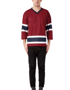 Maillot de hockey sur glace de haute qualité, dernier design, vêtements de sport personnalisés pour équipe, maillot pas cher, unisexe, pour adultes, chemises et hauts de hockey sur glace - Product Image 5