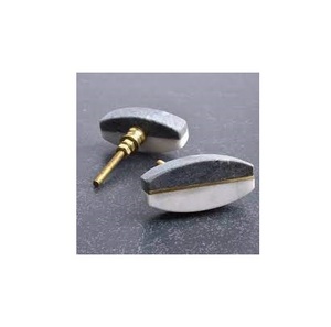 Manija de Mueble de Estilo Nuevo, Perilla de Mármol, Tirador de Gabinete, Perilla de Mármol Dorado Carrara en Oferta - Product Image 2