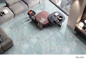 Carreaux en porcelaine de conception italienne rouge Iris 600x1200 Carreaux de sol en porcelaine 600x1200 à surface brillante - Product Image 6