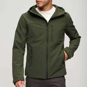 Veste Softshell pour hommes avec logo personnalisé à fermeture éclair complète nouvelle arrivée très vendue au prix de gros - Product Image 1