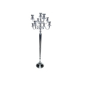 Aluminum Plain Polished 5 Arm Floor <b>Candelabra</b> for Wedding Decoration Manufacture of Aluminum Candle Holders - Product Image 5