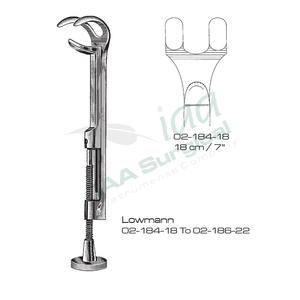 เครื่องมือผ่าตัดกระดูกโลว์แมนน์ โบน โฮลดิ้ง แคลมป์ 02-184-18 ถึง 02-186-22 ทำจากสแตนเลส ได้รับมาตรฐาน CE ISO - Product Image 3