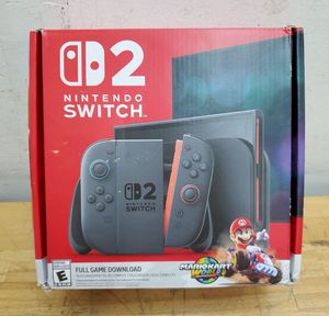 เครื่องเล่นเกม Nintendo Switch 2 รุ่นใหม่แกะกล่อง ของแท้ ชุด Mario Kart World พร้อมอุปกรณ์เสริม OEM รับประกัน 1 ปี และบริการหลังการขาย - Product Image 1