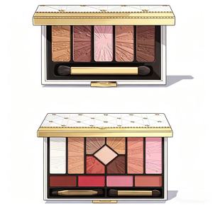 High quality luxury cosmetics high-level palette Christmas colorful <b>eye</b> <b>shadow</b> factory supplier - Product Image 6