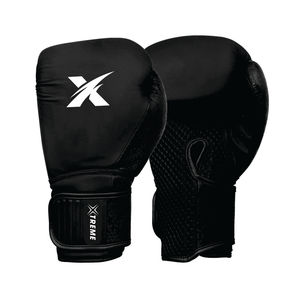 Guantes de Boxeo Profesionales de Cuero de Primera Calidad, Transpirables, con Cierre de Gancho y Bucle, Diseño Personalizado, Color Sólido, Embalaje Personalizado - Product Image 5
