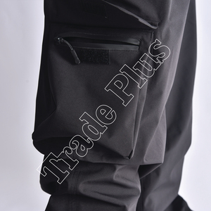 Pantalones de esquí de cintura elástica Unisex para hombre, pantalones de nieve holgados, impermeables, a prueba de viento, de talla grande, con cremallera estampada para - Product Image 5