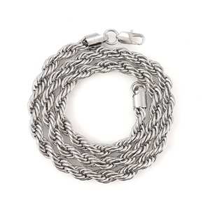 Chaîne tendance en corde de 10 mm, plaquée or et argent, à maillons géométriques, pour bijoux, idéale pour les fêtes et les cadeaux d'anniversaire, avec diamant et perle - Product Image 1