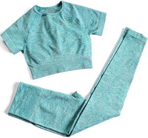 Tops de Fitness de cintura alta, conjunto de retraso de calidad para mujeres, gimnasio, Fitness, Yoga, entrenamiento, conjunto de Yoga para mujeres, venta al por mayor - Product Image 2