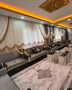 Asientos Orientales para el Suelo, Sofá Étnico, Sofá Árabe Majlis, Sofá Estilo Otomano, Conjunto Árabe Jalsa, Asientos Orientales de Lujo para el Suelo - Product Image 4