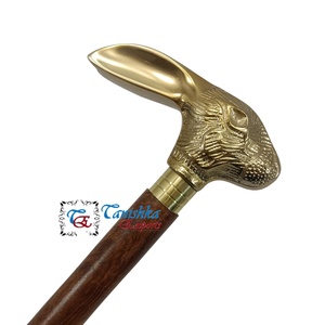 ไม้เท้าหัวกระต่ายอะลูมิเนียมแบบกำหนดเอง น้ำหนักเบา สไตล์วินเทจ สำหรับผู้ใหญ่ ผู้ชาย และนักสะสม - Product Image 1