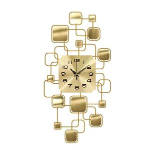 Ak Đồng Hồ Treo Tường <span class=keywords><strong>3d</strong></span> Trang Trí Nhà Hiện Đại Kiểu Bắc Âu Bằng Đồng Thau Đồng Hồ Treo Tường Kim Loại Tối Giản - Product Image 2