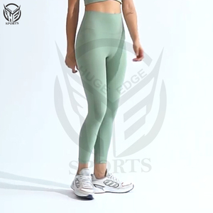 กางเกงรัดรูปเอวสูงสำหรับผู้หญิงเลกกิ้งออกกำลังกายเข้ายิมกางเกงโยคะรัดหน้าท้องปรับขนาดได้ตามต้องการ - Product Image 6
