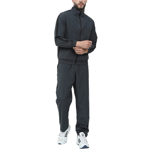 Chándal con cremallera para hombre, traje deportivo para correr, chándal con logotipo personalizado para invierno - Product Image 1