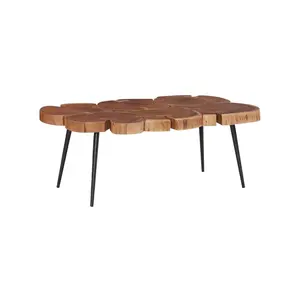The Attic Live Edge Coffee Table Use Home & Restaurant