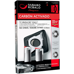 Inserto de Torneado Indexable con Recubrimiento MT-CVD ISO DNMG 150608E-RT9415 D. 5.16mm, Paquete de 10 para Herramientas de Torneado - Product Image 2