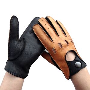 ถุงมือหนังนิ่มใส่ได้ทั้งชายและหญิง, ถุงมือขับรถหนังแท้กันลมน้ำหนักเบากันลื่นใช้ได้ทั้งชายและหญิง - Product Image 3