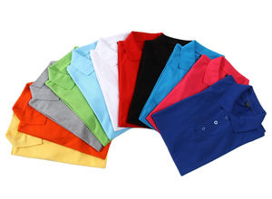 เสื้อโปโลผู้ชายผ้าแห้งเร็ว13สีผ้าโพลีเอสเตอร์ปักโลโก้100% - Product Image 5