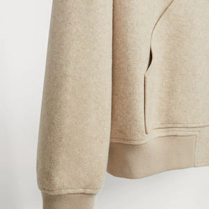 Sudadera con Capucha Térmica Gruesa Personalizada para Hombre, Algodón Interlock de Alta Calidad, Talla Grande, Cierre Completo, Sudadera con Capucha Larga con Cierre para Invierno - Product Image 3