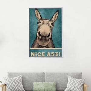 Unique Printed Canvas Artwork for Home Decor - Modern Wall Art Print,White <b>Framed</b> - Product Image 1