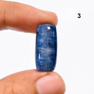 100% ธรรมชาติที่หายากนีออนสีฟ้า Kyanite Cabochons เครื่องประดับแท้ทําอัญมณีขายในราคาขายส่งราคาถูกจํานวนมาก OEM - Product Image 4