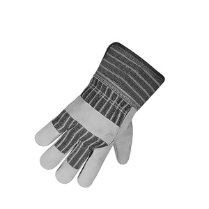 Fabricant de gants de soudage en cuir pour travailleurs qualifiés Gants de travail en cuir fendu de haute qualité - Product Image 4