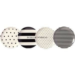 Hot Selling Curvy <b>Square</b> Shaped Prime Quality White Marble And Golden Edges <b>Set</b> Of 4 Coasters Mats And Pads Table Decor Supplies - Product Image 4