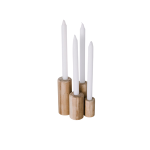 Nouveau bougeoir en bois de concepteur élégant bougeoir en bois de haute qualité pour les fêtes de mariage de noël bougeoir de Table - Product Image 2