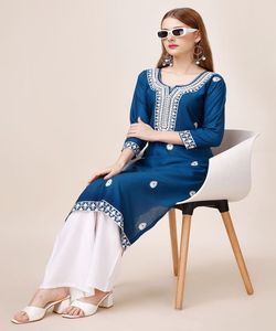 Fashionable Georgette Sequence Embroidery Beautiful Printed Top Bottom with Dupatta Wholesale Price - Product Image 4