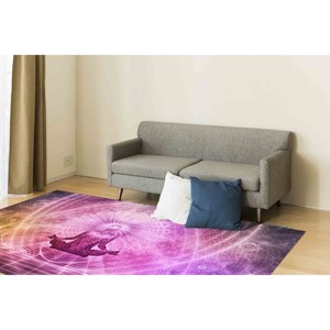 Alfombra Impresa: Diseño Moderno de Chakra y Energía para Meditación, Alfombra Suave Pequeña 3D Personalizada, Alfombra Suave No Tejida - Product Image 2
