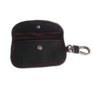 กระเป๋าใส่เหรียญหนัง PU แบบกดปุ่มปิดมีเอกลักษณ์กระเป๋าใส่เหรียญหนังสีดำ - Product Image 1