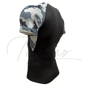 เสื้อยืดแขนยาวฟิตเนสผู้ชาย แห้งเร็ว ระบายอากาศดี สำหรับออกกำลังกาย เพาะกาย กระชับรูปร่าง ผ้ายืด/โพลีเอสเตอร์ 220 กรัม - Product Image 2