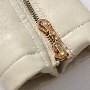 Windproof Women Clothing Custom Popular High Quality Women Motorbike Leather <b>Jackets</b> Low Price Wholesale - Product Image 5