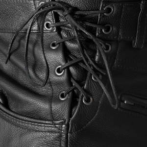 กางเกงหนังลำลองทรงสลิมคุณภาพสูงสำหรับผู้ชาย เนื้อผ้าเบา แห้งเร็ว ระบายอากาศดี ทรงตรง แบบคาร์โก้ ติดกระดุม บริการ OEM ใหม่ - Product Image 5