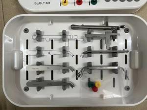 Ensemble d'instruments chirurgicaux dentaires en acier inoxydable Flex Periotomes et vis d'extraction des racines, instruments de chirurgie buccale - Product Image 6