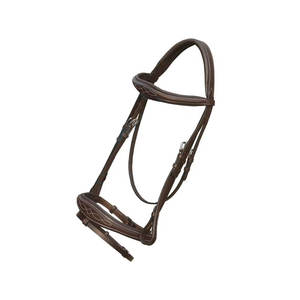 Brida de caballo de cuero negro de nuevo diseño con banda para cejas ostentosa de cristal y accesorios equinos para la nariz - Product Image 6