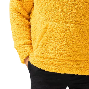 Sudadera con capucha de gran tamaño para hombre, tela de algodón suave, logotipo personalizado bordado para ropa de calle de moda, trajes cálidos de invierno para exteriores - Product Image 5