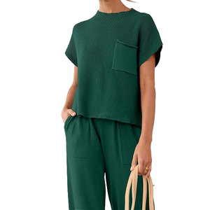 เสื้อสวมหัวแขนยาวแบบสวมหัวแขนยาวทรงสั้นคอกลมผ้าโพลีเอสเตอร์/ ผ้าฝ้ายธรรมดาสำหรับออกกำลังกายในฤดูหนาวดีไซน์ใหม่ - Product Image 6
