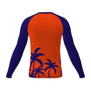 เสื้อรัดกล้ามเนื้อแขนยาว MMA แบบปรับแต่งได้ สำหรับทุกเพศ พิมพ์ลายเต็มตัว ผลิตจากโพลีเอสเตอร์/ไนลอน ยืดหยุ่น กระชับ เหมาะสำหรับกีฬาคิกบ็อกซิ่ง มวยไทย - Product Image 4