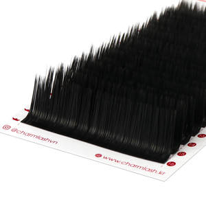 Pestañas planas de Cachemira ligera extensiones de pestañas de volumen negro oscuro mate súper suave Cachemira al por mayor pestañas de Cachemira negra mate - Product Image 1